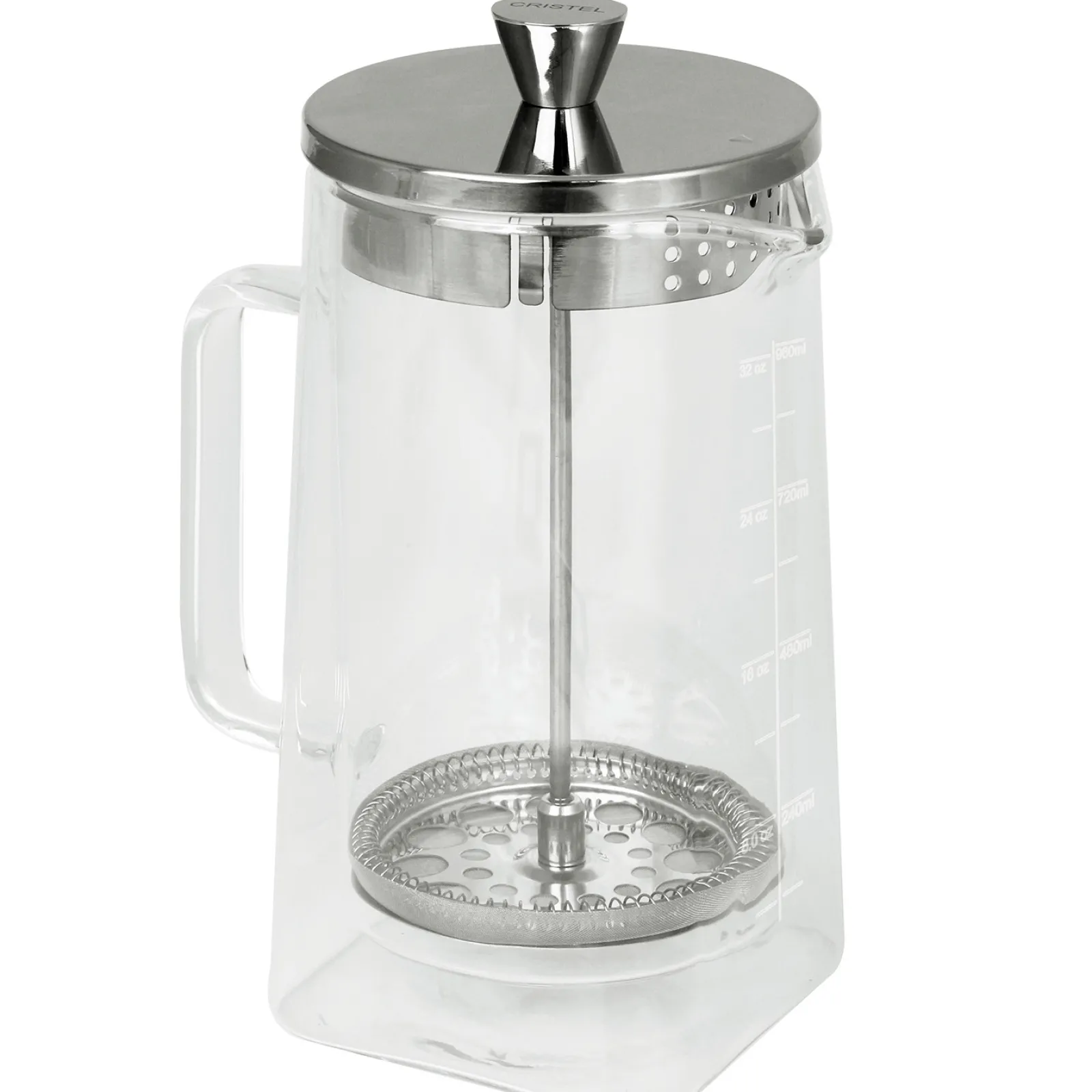 CRISTEL Cafetière à piston double paroi Robusta