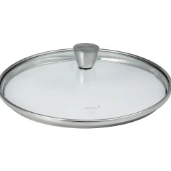 CRISTEL Couvercle en verre bombé bouton inox