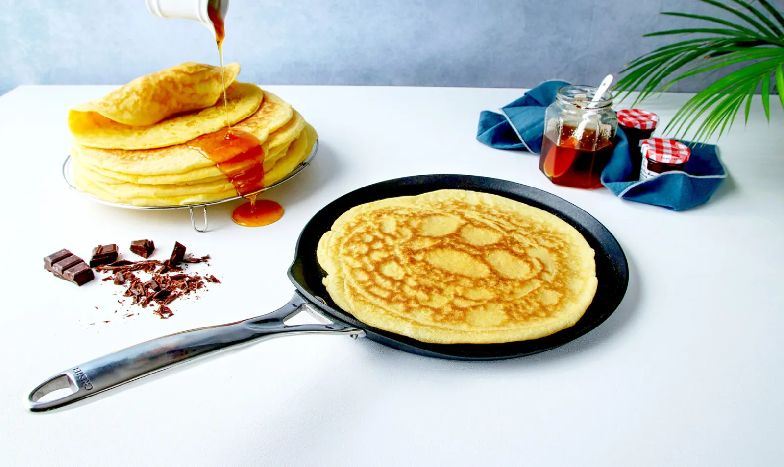 CRISTEL Crêpière aluminium - anti-adhésif Exceliss+