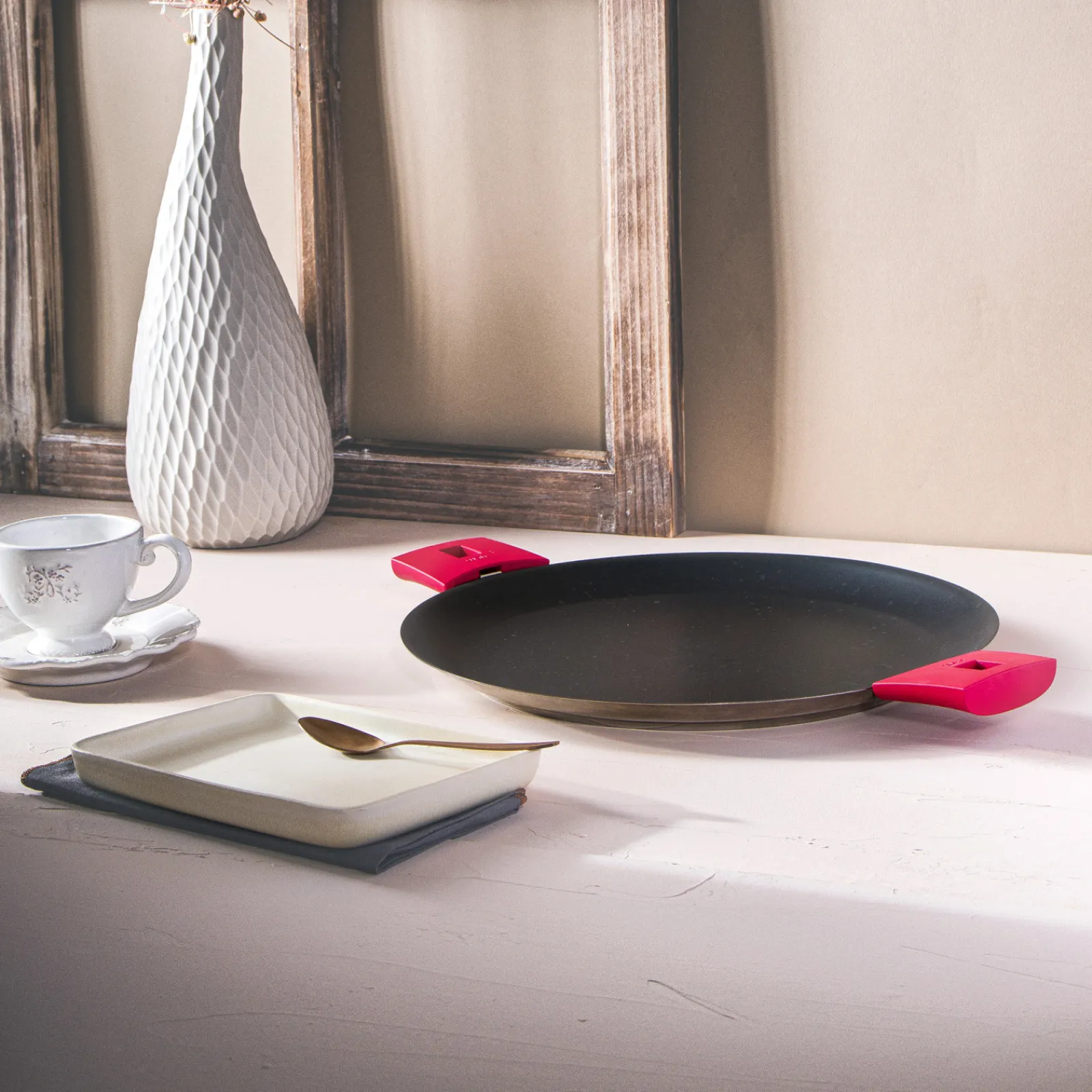 CRISTEL Crêpière inox - anti-adhésif Exceliss