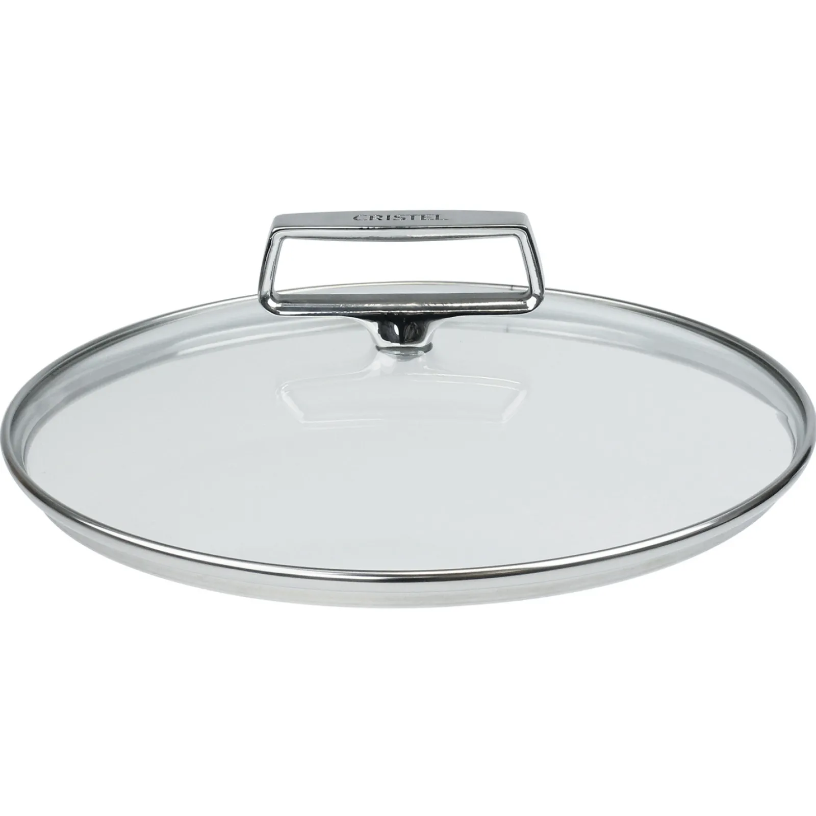 CRISTEL Faitout inox et couvercle en verre