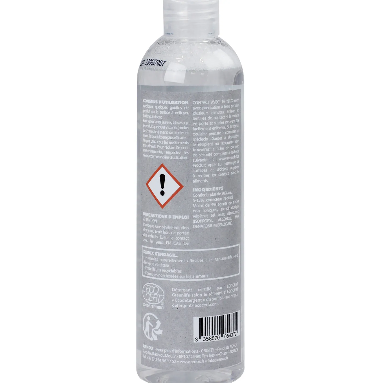 CRISTEL Nettoyant inox
