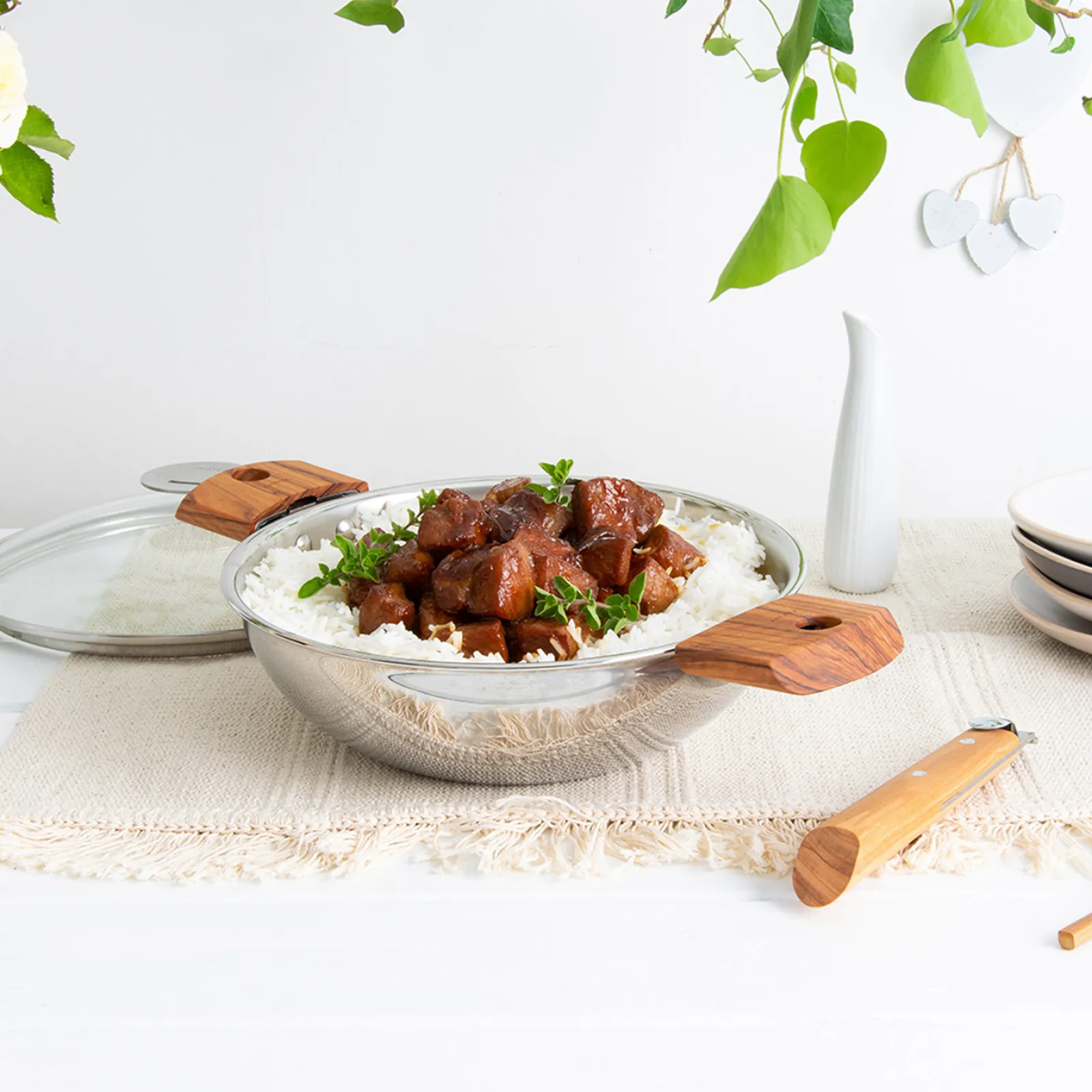 CRISTEL Wok inox